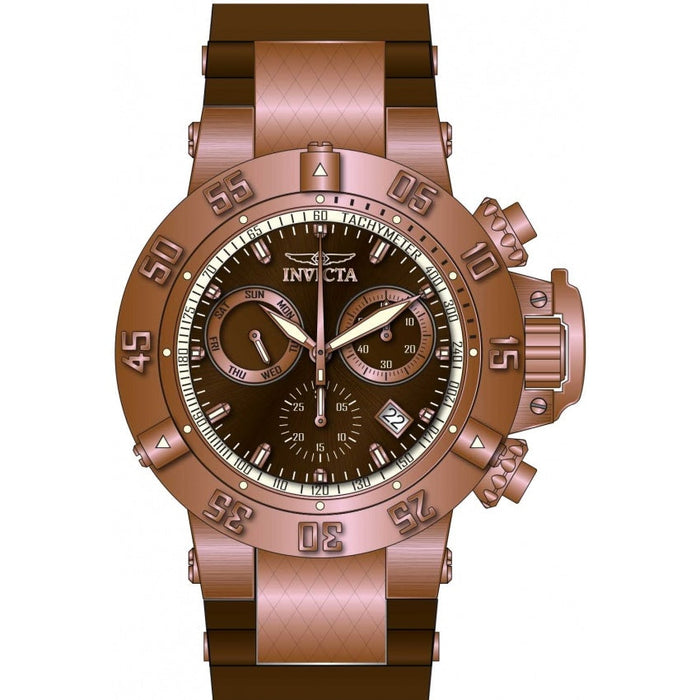 Invicta Men's 5510 Subaqua Noma III Quartz Chronograph Brown Dial Watch