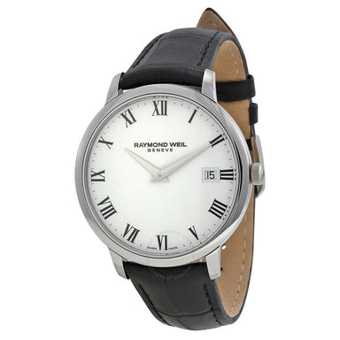 Raymond Weil Toccata Quartz Black Leather Watch 5588-STC-00300 