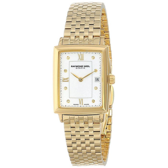 Raymond Weil Tradition Quartz Diamond Gold-tone Stainless Steel Watch 5956-P-00995 