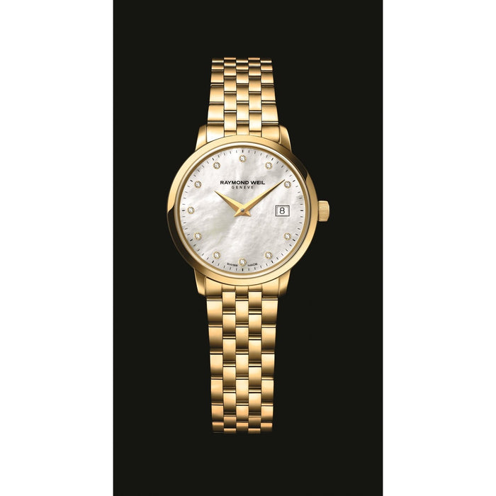 Raymond Weil Toccata Quartz Diamond Gold-Tone Stainless Steel Watch 5988-P-97081 