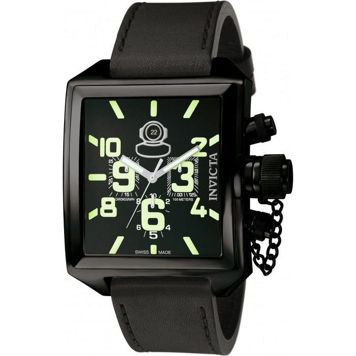 Invicta Men's 7185 Russian Diver Quartz Chronograph Black Dial Watch