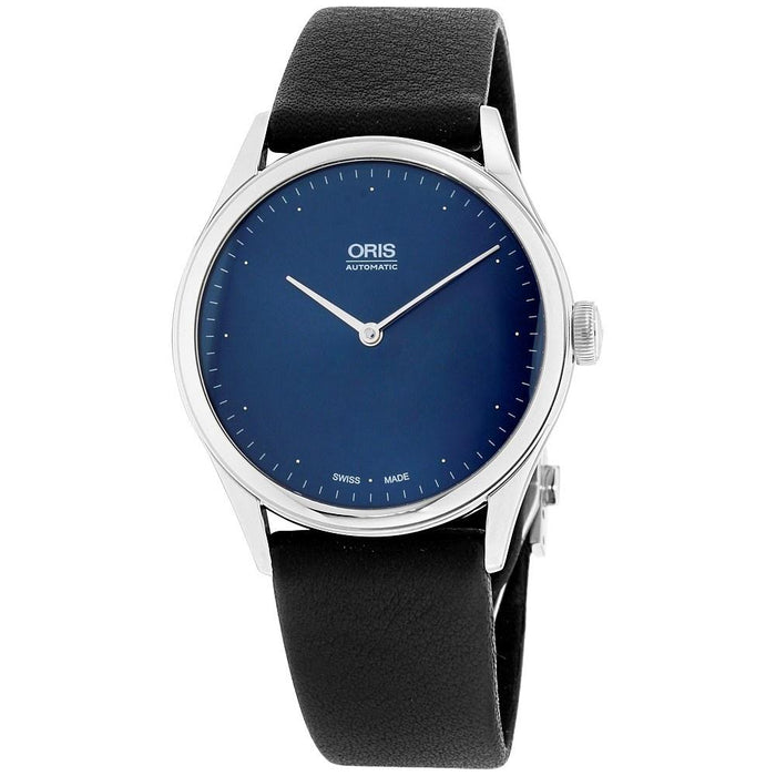 Oris Artelier Automatic Black Leather Watch 73277124085LSBLK 