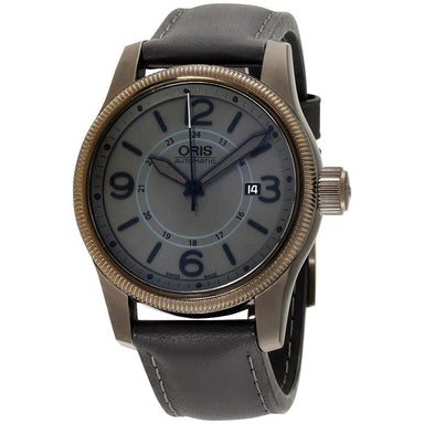 Oris Big Crown Automatic Black Leather Watch 73376294263LSBLK 