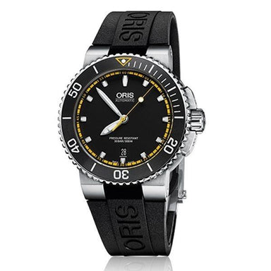 Oris Aquis Automatic Black Silicone Watch 73376534127RSBLK 