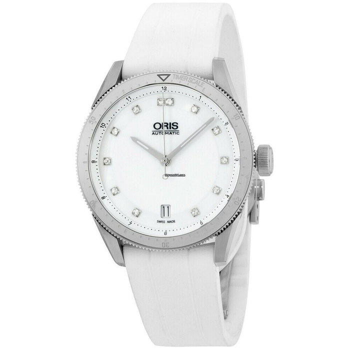 Oris Artix Automatic White Silicone Watch 73376714191RS 