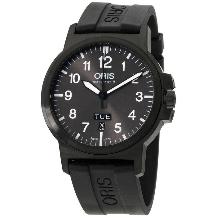 Oris BC3 Automatic Black Silicone Watch 73576414733RSBLK 