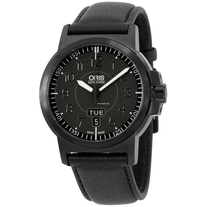 Oris BC3 Automatic Black Leather Watch 73576414764LS 