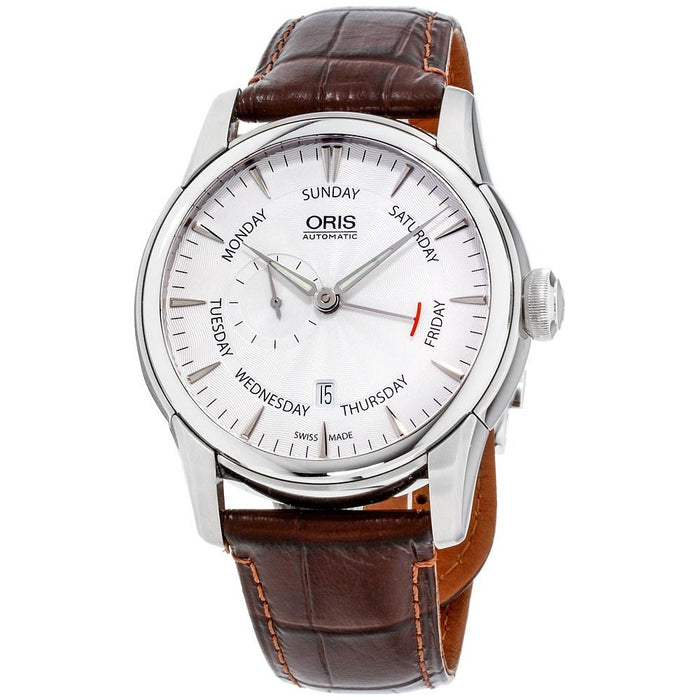 Oris Artelier Automatic Brown Leather Watch 74576664051LSBRN 