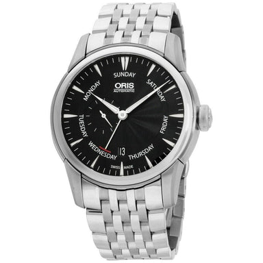 Oris Artelier Automatic Day Indicator Around the Inner Rim Stainless Steel Watch 74576664054MB 