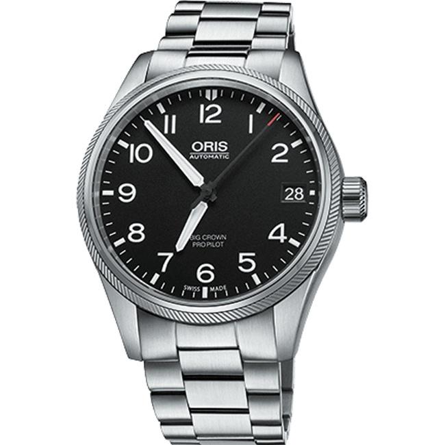 Oris Big Crown ProPilot Automatic Stainless Steel Watch 75176974164MB 