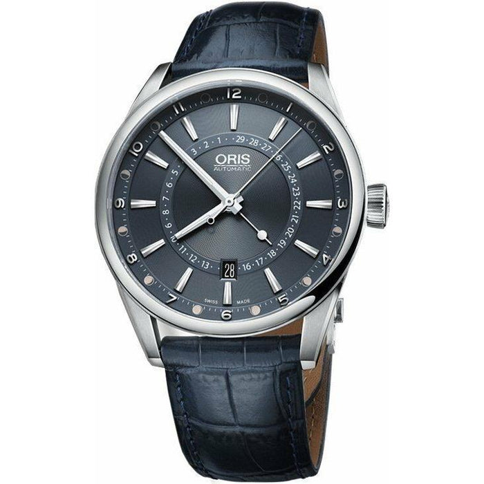 Oris Artix Tycho Brahe Limited Automatic Blue Leather Watch 76176914085LS 