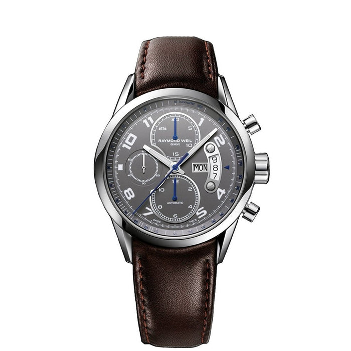 Raymond Weil Freelancer Automatic Chronograph Automatic Brown Leather Watch 7730-STC-05600 