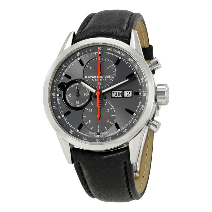 Raymond Weil Freelancer Automatic Chronograph Automatic Black Leather Watch 7730-STC-60112 