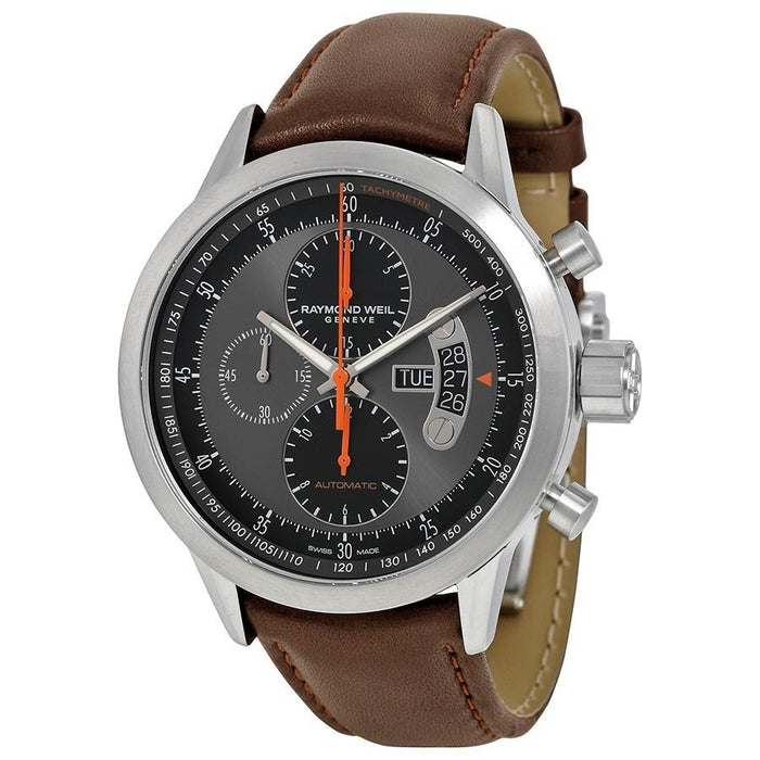 Raymond Weil Freelancer Automatic Chronograph Automatic Brown Leather Watch 7745-TIC-05609 