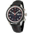 Oris Calobra Automatic Chronograph Black Leather Watch 77476614484LSBLK 