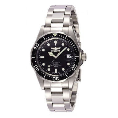 Invicta Men's 8932 Pro Diver Quartz 3 Hand Black Dial Watch