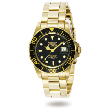 Invicta Men's 9311 Pro Diver Quartz 3 Hand Black Dial Watch
