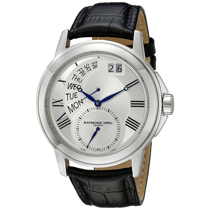 Raymond Weil Tradition Quartz Black Leather Watch 9579-STC-65001 