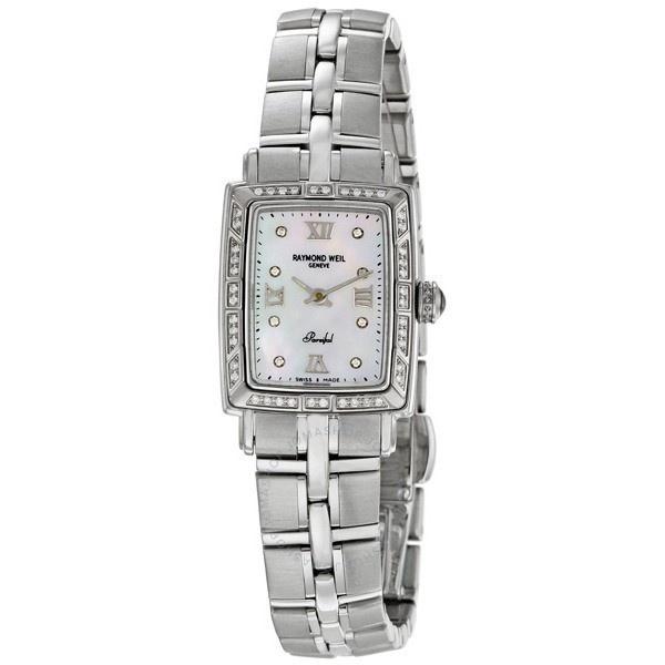 Raymond Weil Parsifal Quartz Diamond Stainless Steel Watch 9741-STS-00995 