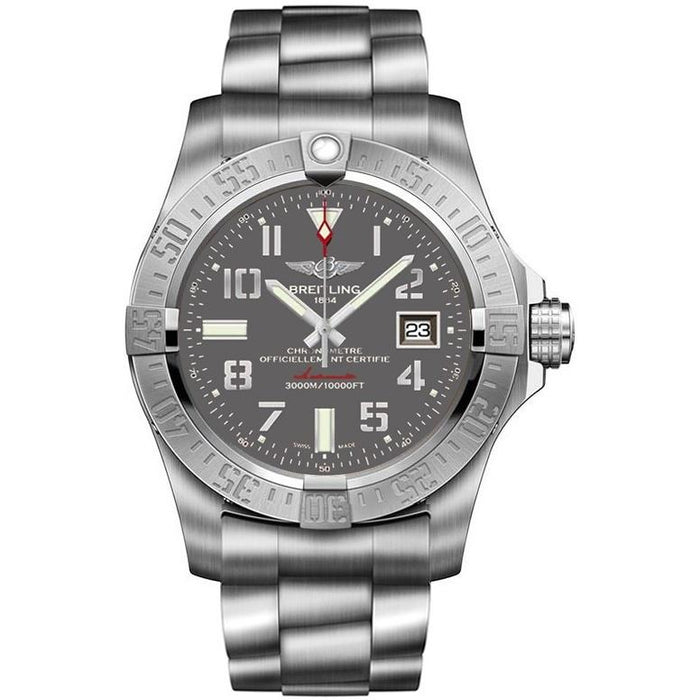 Breitling Avenger II Seawolf Automatic Automatic Stainless Steel Watch A1733110-F563-169A 