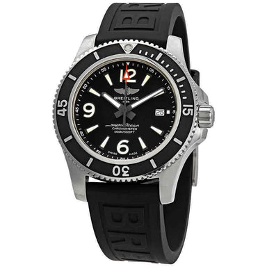 Breitling Superocean 44 Automatic Black Rubber Watch A17367D71B1S1 