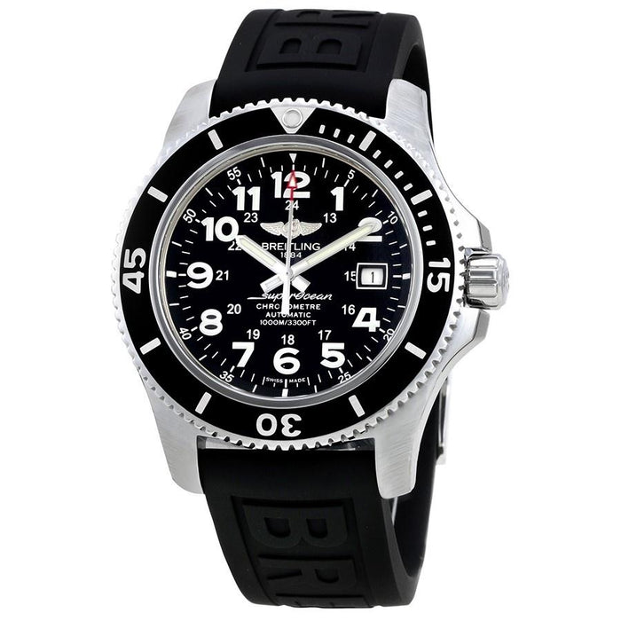 Breitling Superocean II 44 Calibre 17 Automatic Automatic Black Rubber Watch A17392D7-BD68-152S 