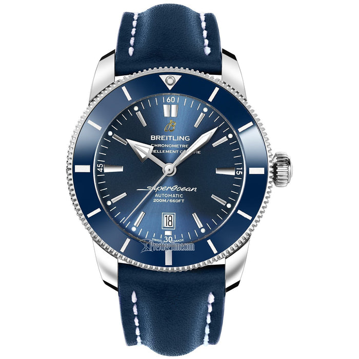 Breitling Superocean Heritage II Calibre B20 Automatic Automatic Blue Leather Watch AB202016-C961-101X 