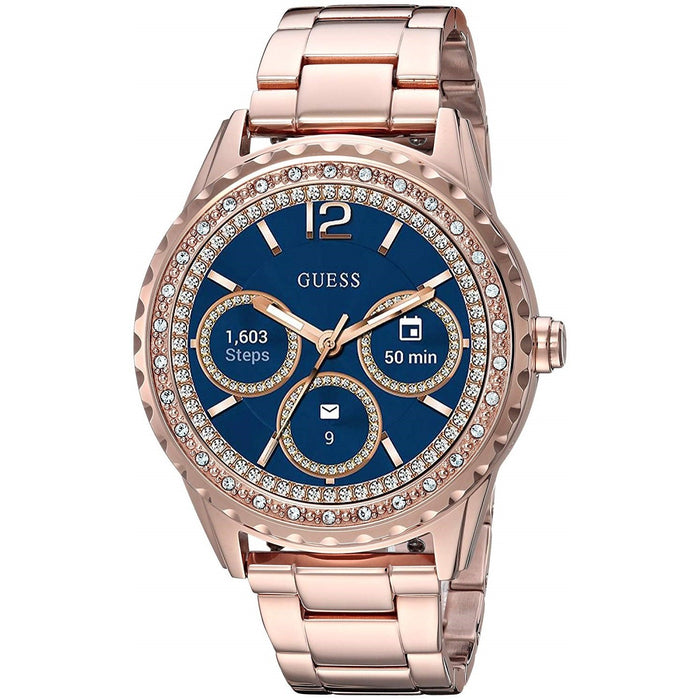Strålende At piedestal Guess Smartwatch Quartz Rose Gold-Tone Stainless Steel Watch C1003L4 —  12oclock.us