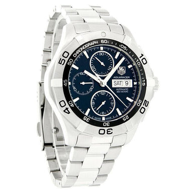 Tag Heuer Aquaracer Automatic Chronograph Black Silicone Watch CAF2010.BA0815 