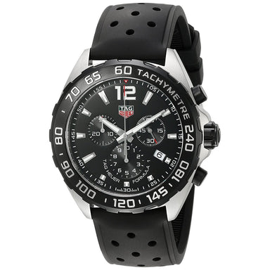 Tag Heuer Formula One Quartz Chronograph Black Rubber Watch CAZ1010.FT8024 