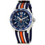 Tag Heuer Formula One Quartz Chronograph Orange Blue and White Nylon Watch CAZ1014.FC8196 