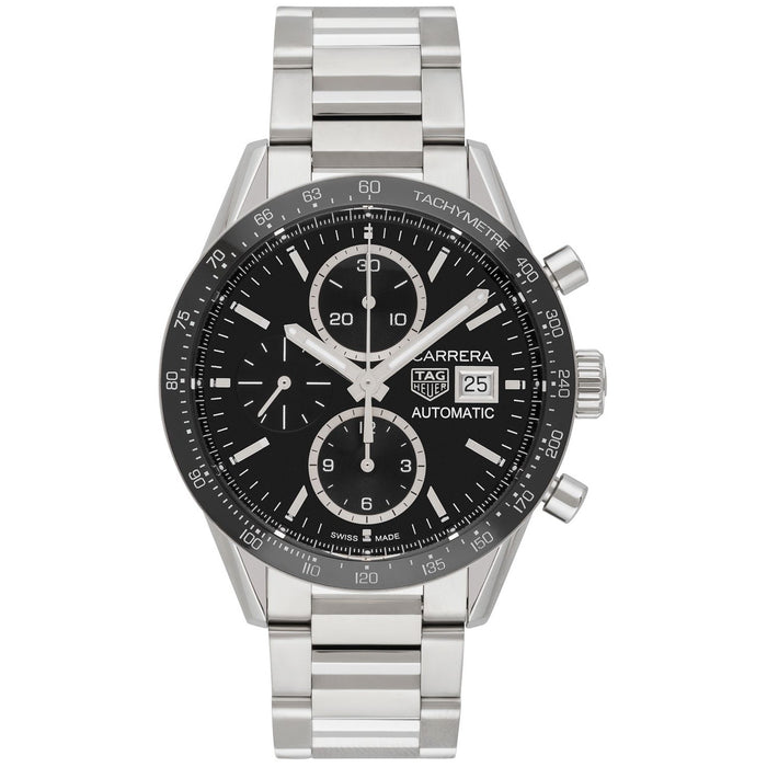 Tag Heuer Carrera Quartz Chronograph Stainless Steel Watch CV201AJ.BA0715 