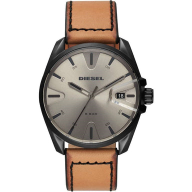 Diesel MS9 Quartz Brown Leather Watch DZ1863 