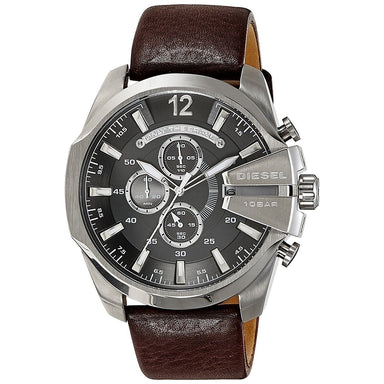 Diesel Chief Quartz Chronograph Brown Leather Watch DZ4290 