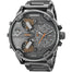 Diesel Mr. Daddy 2.0 Quartz Chronograph 4 Time Zones Black Stainless Steel Watch DZ7315 