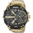 Diesel Mr. Daddy 2.0 Quartz Chronograph 4 Time Zones Gold-Tone Stainless Steel Watch DZ7333 