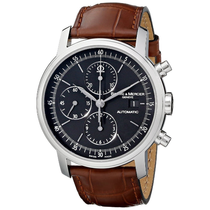 Baume & Mercier Classima Executives Automatic Chronograph Automatic Brown Leather Watch MOA08589 