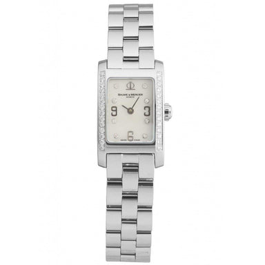 Baume & mercier Classic Quartz Diamond Stainless Steel Watch MOA08681 