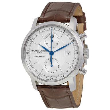 Baume & Mercier Classima Executives Automatic Chronograph Automatic Brown Leather Watch MOA08692 