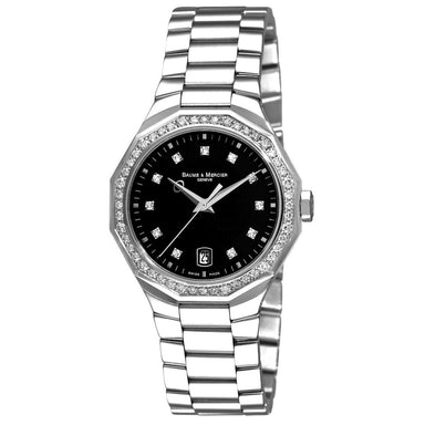 Baume & mercier Riviera Quartz Diamond Stainless Steel Watch MOA08716 