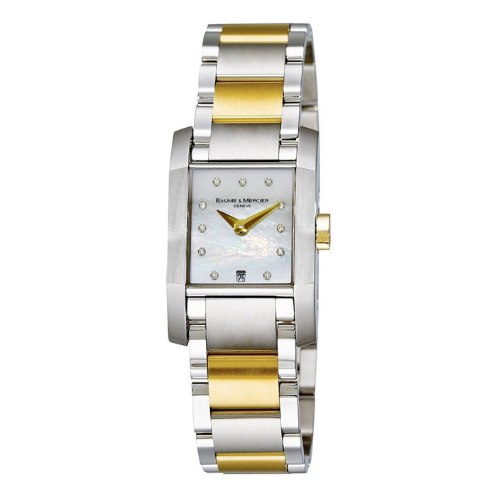 Baume & Mercier Diamant Quartz Diamond Two-Tone Stainless Steel Watch MOA08738 