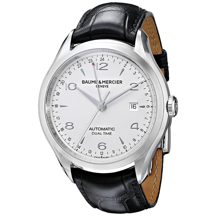 Baume & Mercier Clifton Automatic Automatic Black Leather Watch MOA10112 