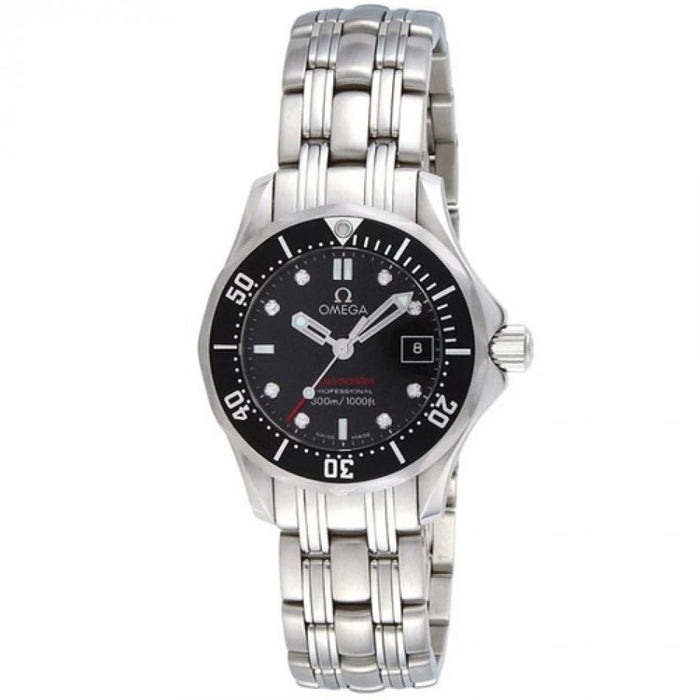 Omega Seamaster Quartz Diamond Stainless Steel Watch O21230286151001 