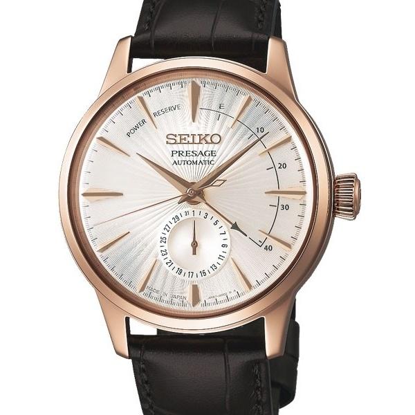Seiko Presage Automatic Brown Leather Watch SARY082 