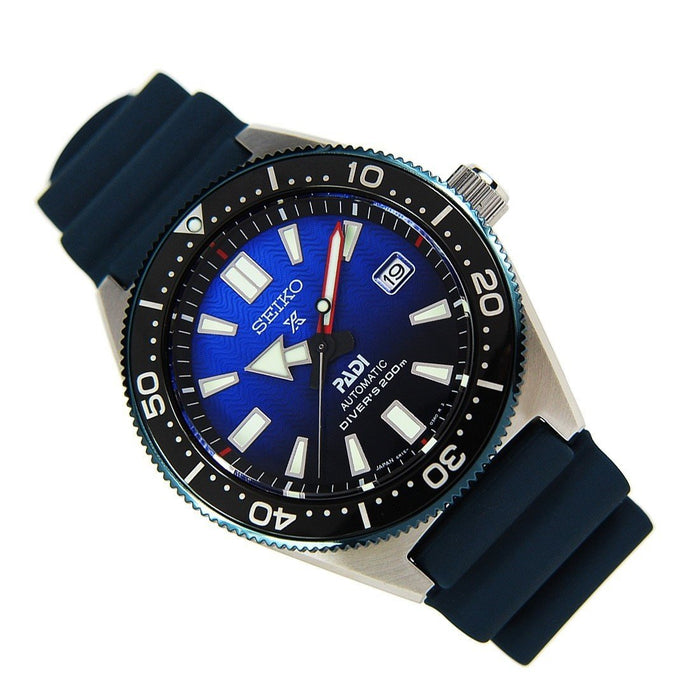 Seiko Prospex Quartz Blue Resin Watch SBDC055 