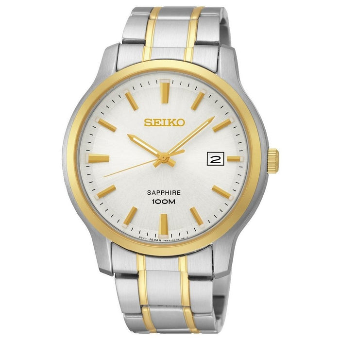 Seiko Neo Quartz Two-Tone Stainless Steel Watch SGEH42 