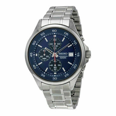 Seiko Chronograph Quartz Chronograph Stainless Steel Watch SKS475 