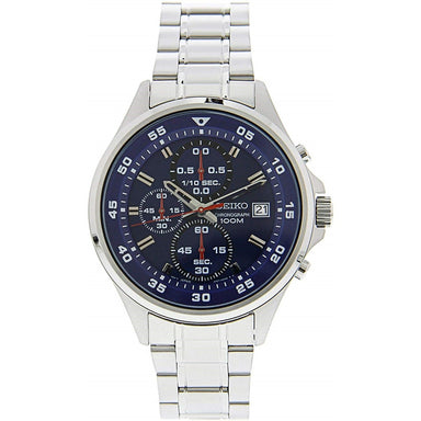 Seiko Classic Quartz Chronograph Stainless Steel Watch SKS625 