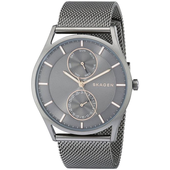 Skagen Holst Quartz Chronograph Grey Stainless Steel Watch SKW6180 