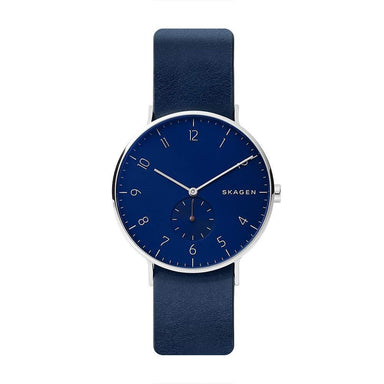 Skagen Aaren Quartz Blue Leather Watch SKW6478 
